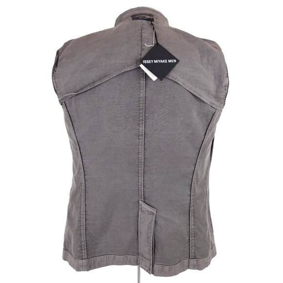 Issey Miyake Men Faded Basic Blazer Size 2 US S Mens Gray - Picture 9 of 16